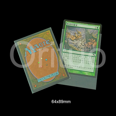Pokemon Mtg Inner Card Sleeves Clear Pp Top Loading ขนาดที่แม่นยำ