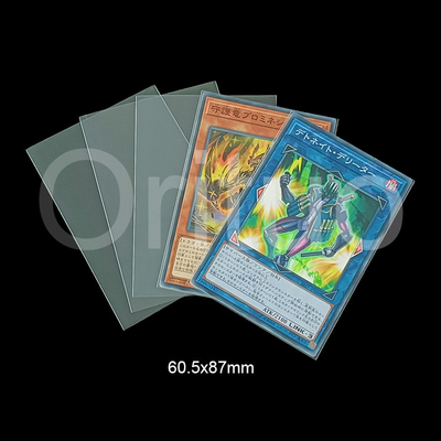 ปลอกการ์ดด้านใน Yugioh ใส 60x87 มม. ขนาดที่สมบูรณ์แบบสำหรับการป้องกันการ์ดขนาดเล็ก