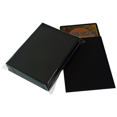CPP ปลอกการ์ดสีดำด้านพื้นผิวสีส้มการป้องกัน MTG 66X91 มม. สับง่าย