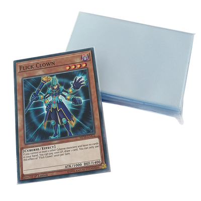 60x87mm Yugioh Inner Sleeves ปลอกการ์ดใสกันน้ำแบบนุ่มทนทาน