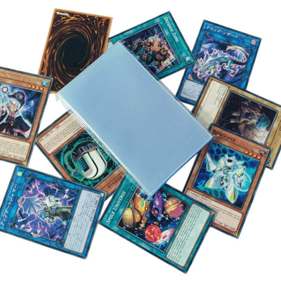 ซองเกมกระดานโปร่งใส PVC ฟรี 73x122 มม. การป้องกันไพ่ทาโรต์