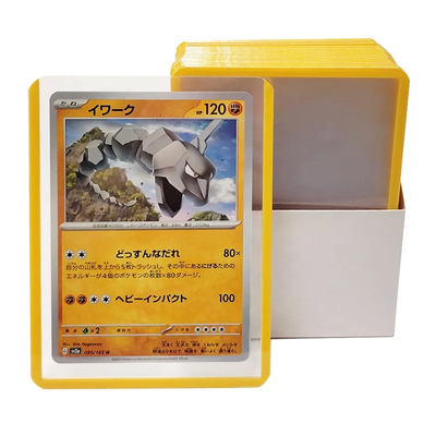 โลโก้ที่กําหนดเอง PVC Toploaders Protectors 35pt Top Loading Card Holder สําหรับการ์ดการค้า