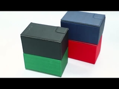 กล่องใส่ไพ่สำรับกันกระแทกแบ่งช่องใส่สำรับหนัง PU ขนาดกลาง