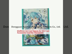 63x90 มิลลิเมตร แผ่นการ์ดศิลปะ สําหรับ TCG Card Accessories จํานวน 50 ชิ้น/แพ็ค